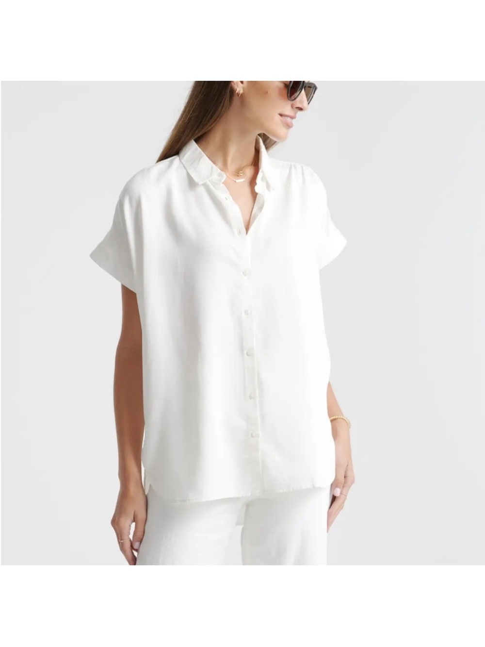 Quince Tencel Button-Down Shirt